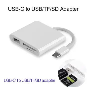 OTG USB C TO 3.0 USB Camera adapter Type c to SD TF Card reader converter kit Cable For iPad Pro Android Cellphone Laptop
OTG USB C TO 3.0 USB Camera adapter Type c to SD TF Card reader converter kit Cable For iPad Pro Android Cellphone Laptop