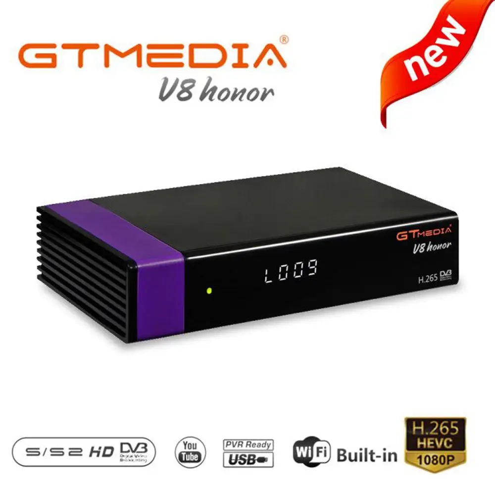New V8 Honor Satellite Tv Receiver Tuner Dvb S2 Built In Wifi Usb2.0 Full-HD 1080P Dvb-S2 Tuner TV Box DvbS2 Built-in CCAM Line
New V8 Honor Satellite Tv Receiver Tuner Dvb S2 Built In Wifi Usb2.0 Full-HD 1080P Dvb-S2 Tuner TV Box DvbS2 Built-in CCAM Line