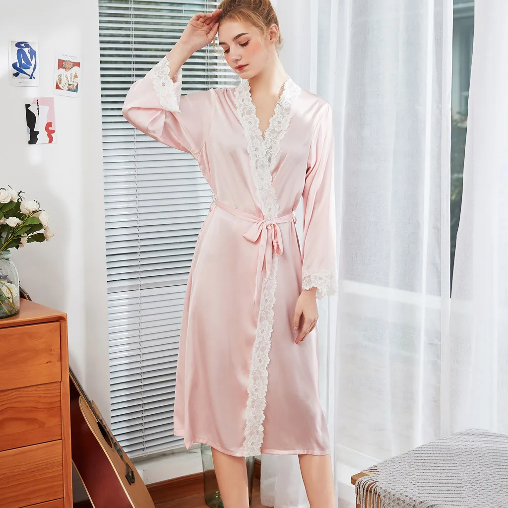 2019 New Women Summer Lingerie Lace Robe Cloth Babydoll Nightdress Sleepwear Coat camisola de dormir feminino szlafrok bath robe
2019 New Women Summer Lingerie Lace Robe Cloth Babydoll Nightdress Sleepwear Coat camisola de dormir feminino szlafrok bath robe