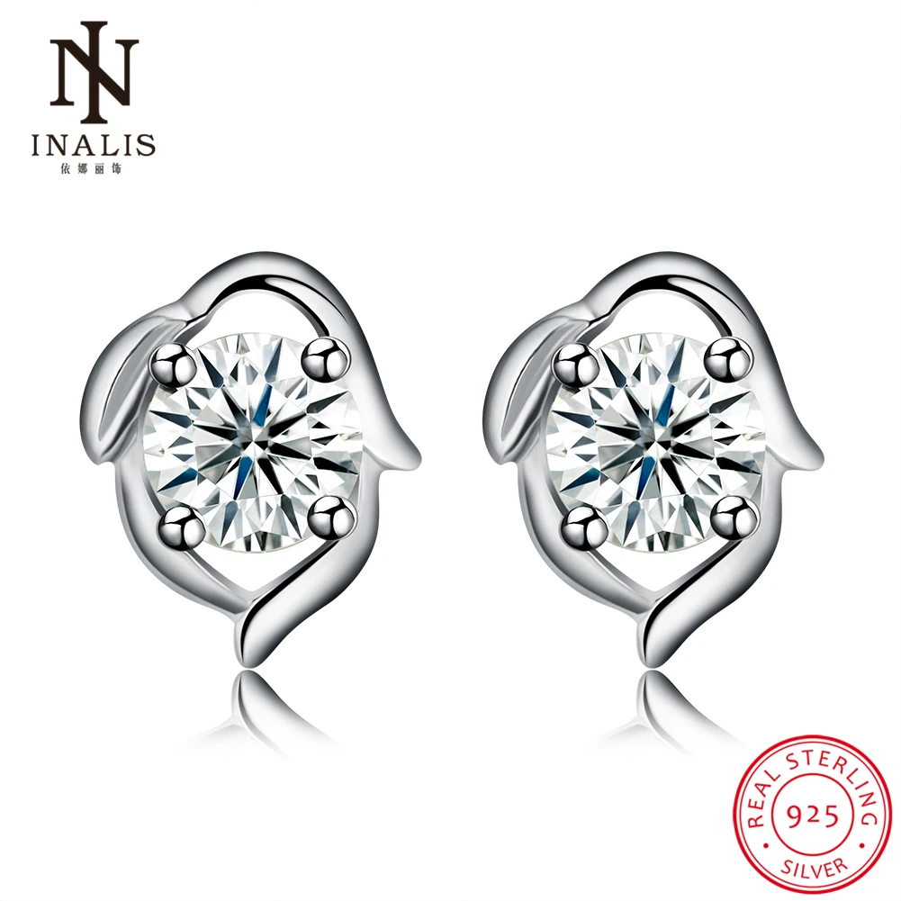 INALIS Fashion Jewelry Cubic Zirconia Stones 100% 925 Sterling Silver Earrings Cute Tiny Style Gift for Woman
INALIS Fashion Jewelry Cubic Zirconia Stones 100% 925 Sterling Silver Earrings Cute Tiny Style Gift for Woman