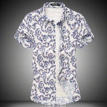 Very Good Quality White Flower Hawaiian Shirt Men 7XL 2019 Summer Men's Floral Shirts Short Sleeve Casual Shirt 9996
Very Good Quality White Flower Hawaiian Shirt Men 7XL 2019 Summer Men's Floral Shirts Short Sleeve Casual Shirt 9996