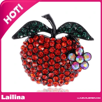 Synthetic Ruby Red Crystal Rhinestone Synthetic Emerald Leafy Teacher's Pet Apple Fruit Pin Brooch
Synthetic Ruby Red Crystal Rhinestone Synthetic Emerald Leafy Teacher's Pet Apple Fruit Pin Brooch