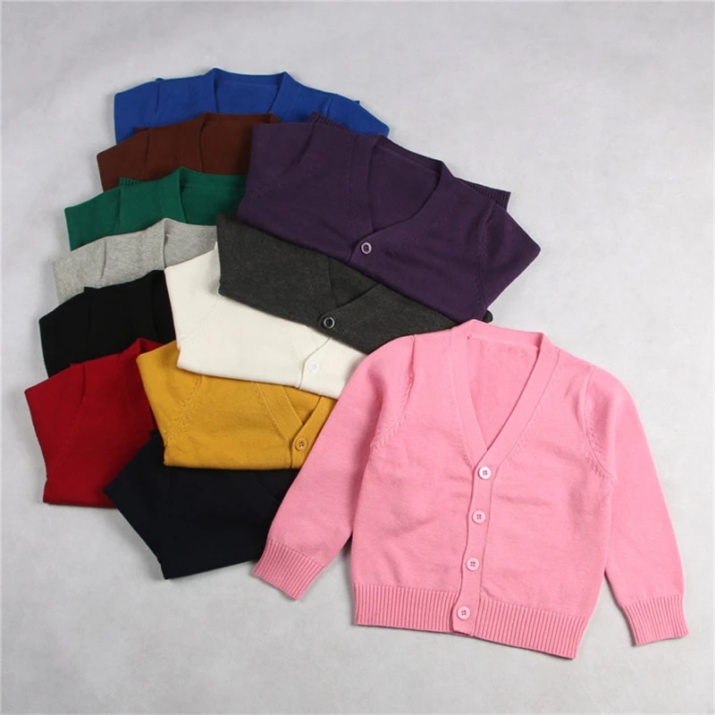 2018 Autumn Winter Cotton Sweater Baby Clothing Boys Girls Knitted Cardigan Sweater Button Kids Candy color Soft clothes V-neck
2018 Autumn Winter Cotton Sweater Baby Clothing Boys Girls Knitted Cardigan Sweater Button Kids Candy color Soft clothes V-neck