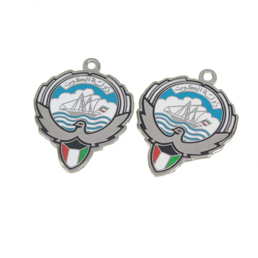 Детали для изготовления логотипа tasbih настраиваемый аксессуар Kuwait National Emblem 33*33*2