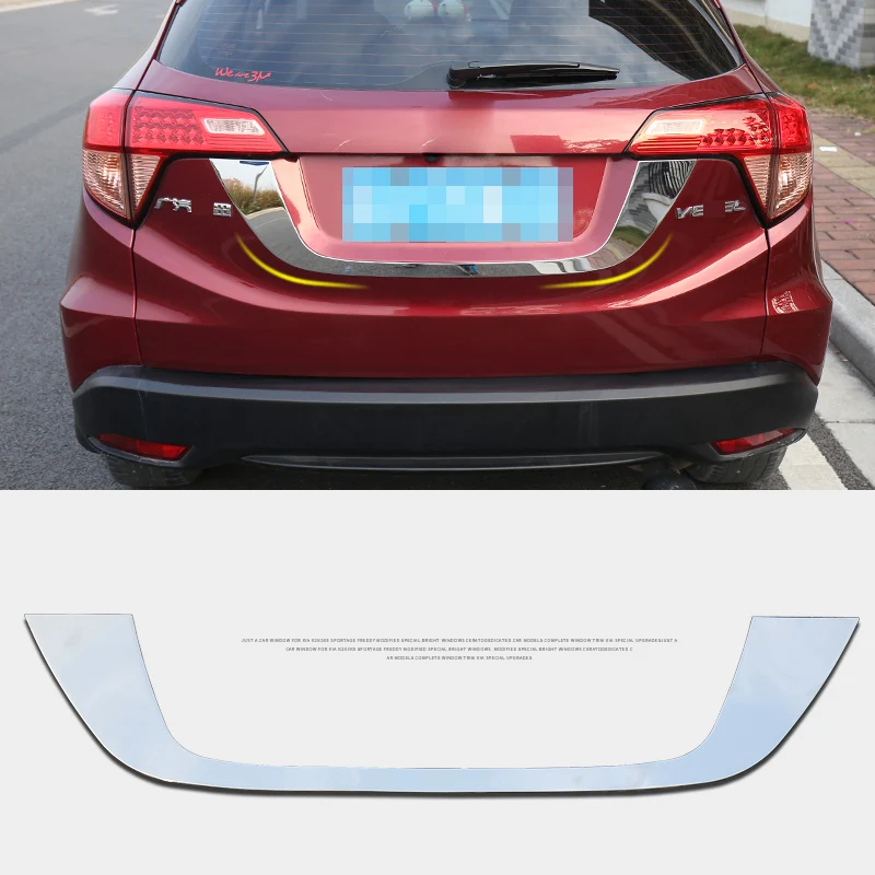 CAR CHROME REAR TRUNK LID COVER LICENCE PLATE TRIM TAILGATE MOLDING BOOT ACCESSORIES FOR HONDA VEZEL HRV HR-V 2016 to 2018 2019
CAR CHROME REAR TRUNK LID COVER LICENCE PLATE TRIM TAILGATE MOLDING BOOT ACCESSORIES FOR HONDA VEZEL HRV HR-V 2016 to 2018 2019