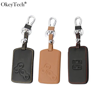 Okeytech Leather Car Key Cover Case Car Styling Cover For Renault Kadjar Clio Logan Megane 2 3 Koleos Scenic Card Keychain Case
Okeytech Leather Car Key Cover Case Car Styling Cover For Renault Kadjar Clio Logan Megane 2 3 Koleos Scenic Card Keychain Case