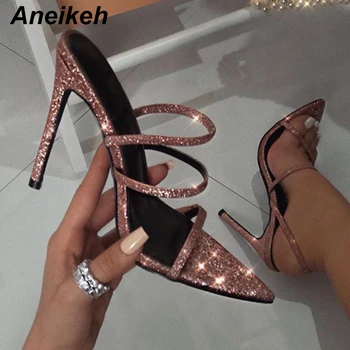 Aneikeh Mature 2019 Pink Fashion Thin Belt Women Sandals Thin High Heels Pointed Toes Dance Gladiator Shoes Shallow Party 35-40
Aneikeh Mature 2019 Pink Fashion Thin Belt Women Sandals Thin High Heels Pointed Toes Dance Gladiator Shoes Shallow Party 35-40