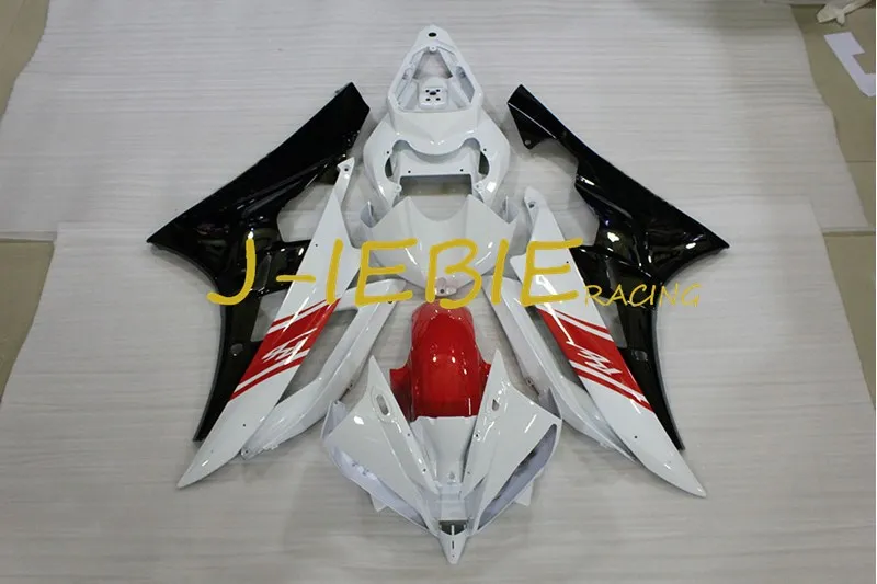 White red black Injection Fairing Body Work Frame Kit for Yamaha YZF 600 R6 2006-2007
White red black Injection Fairing Body Work Frame Kit for Yamaha YZF 600 R6 2006-2007