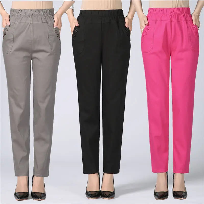 XL-5XL High Waist Pants Women Stretch Slim Ladies Office Trousers Streetwear Button Plus Size Pants Pantalon Femme Mom Pants Z86
XL-5XL High Waist Pants Women Stretch Slim Ladies Office Trousers Streetwear Button Plus Size Pants Pantalon Femme Mom Pants Z86