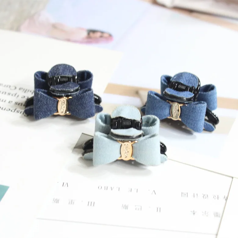 New Women denim hairpin Solid Color small size Cloth art Hair Clip Hair Crab Hair Claws For Girls Headwear accessories
New Women denim hairpin Solid Color small size Cloth art Hair Clip Hair Crab Hair Claws For Girls Headwear accessories
