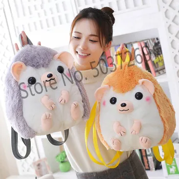 30*28cm Cute Hedgehog Plush Toy Doll Kawaii Animal Backpack Stuffed Children School Bag Gift Kids Toy For Girl
30*28cm Cute Hedgehog Plush Toy Doll Kawaii Animal Backpack Stuffed Children School Bag Gift Kids Toy For Girl