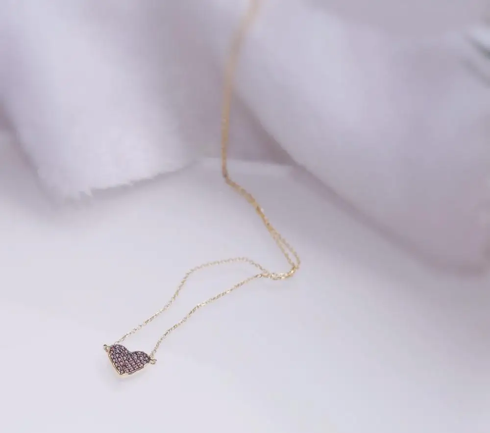 fashion brand S925 sterling silver cubic zirconia heart love necklace for girl HF jewelry rose pink zircon chain symbol pendant
fashion brand S925 sterling silver cubic zirconia heart love necklace for girl HF jewelry rose pink zircon chain symbol pendant