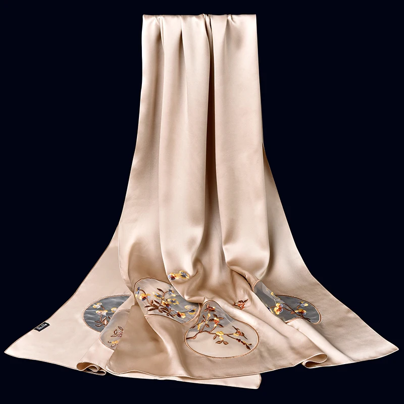 100% Real Natural Silk Shawls Wrap Women For Party Solid Hand Embroidered Pure Silk Scarf Scarves For Ladies 190*65cm
100% Real Natural Silk Shawls Wrap Women For Party Solid Hand Embroidered Pure Silk Scarf Scarves For Ladies 190*65cm