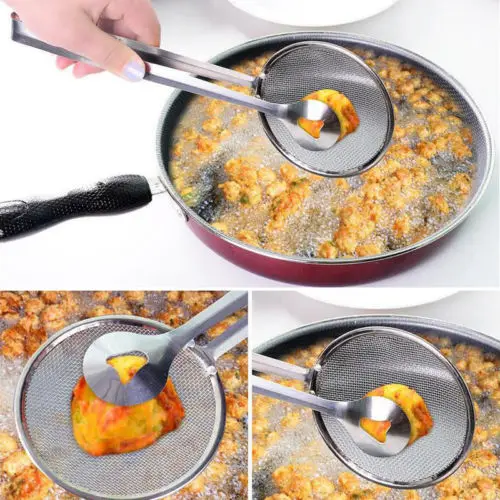 Multi-functional Useful Filter Spoon With Clip Food Kitchen Oil-Frying Salad BBQ Filter For Kitchen Strainers
Multi-functional Useful Filter Spoon With Clip Food Kitchen Oil-Frying Salad BBQ Filter For Kitchen Strainers