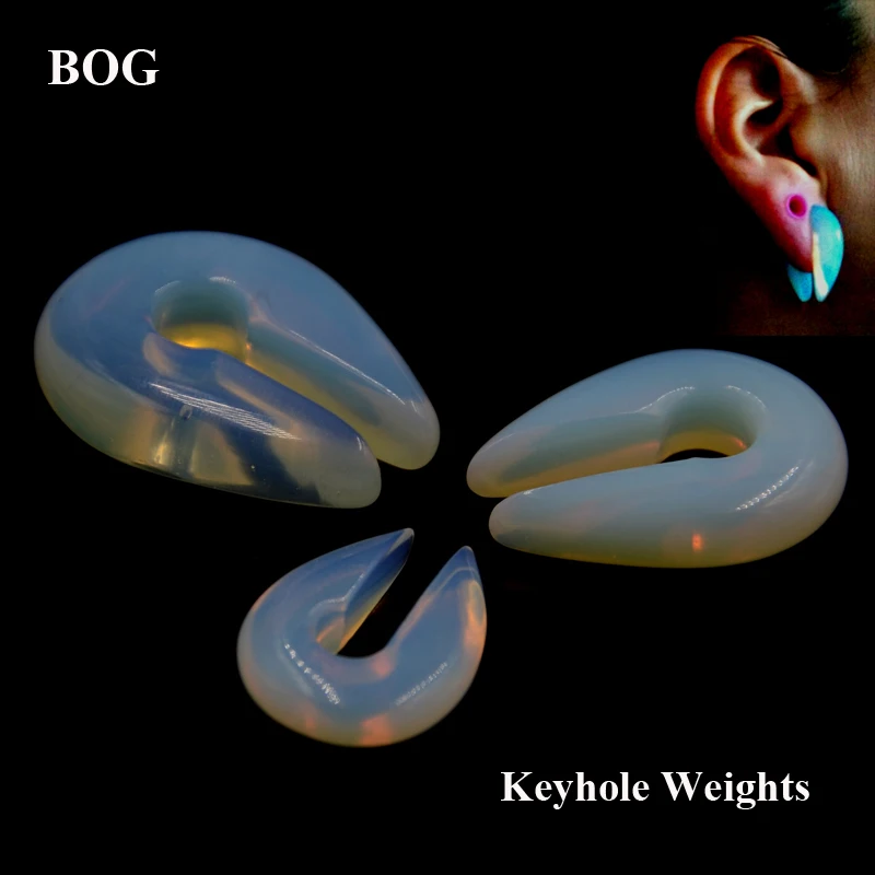 Pair Keyhole Opal Stone Ear Weight Hanger Ear Expander Piercing Plug 6mm&8mm&10mm Earrings New Fashion Charming Jewelry
Pair Keyhole Opal Stone Ear Weight Hanger Ear Expander Piercing Plug 6mm&8mm&10mm Earrings New Fashion Charming Jewelry