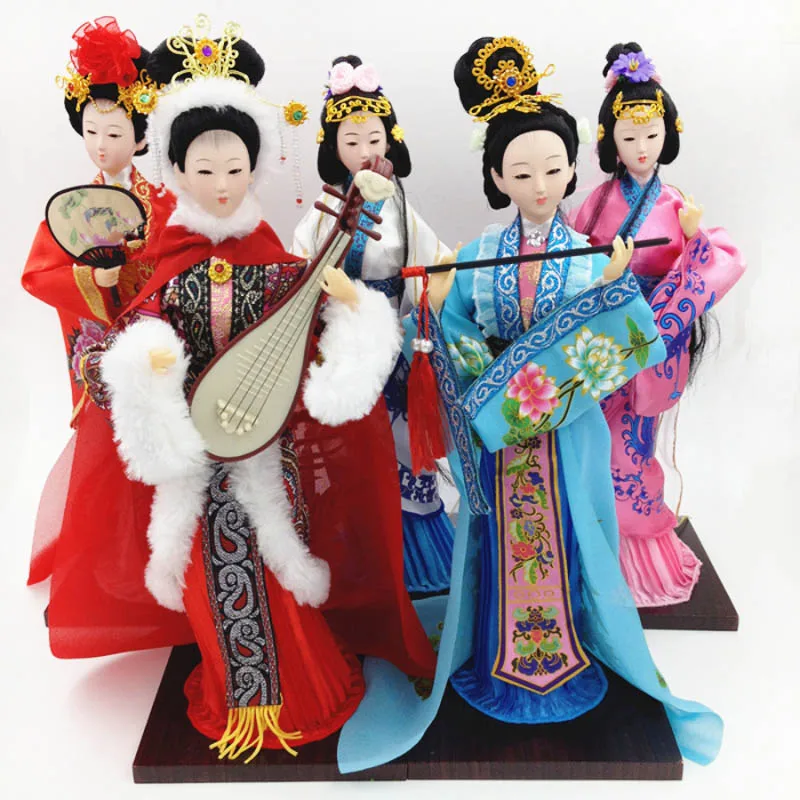 Chinese dolls Ancient Four Beauties Doll ancient Chinese women Authentic simulation dolls girls Beautiful BJD collectible dolls
Chinese dolls Ancient Four Beauties Doll ancient Chinese women Authentic simulation dolls girls Beautiful BJD collectible dolls