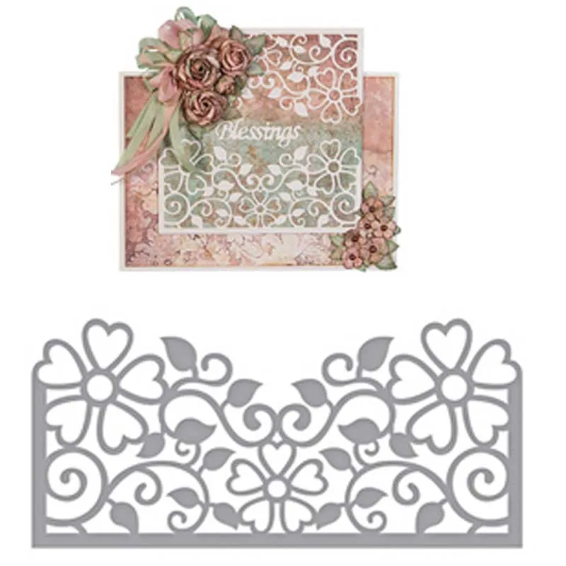 Estel Metal Steel Cutting Dies Floral Vine Frame Background Embossing Die Stencil for Scrapbooking Album Card Making Die Cut
Estel Metal Steel Cutting Dies Floral Vine Frame Background Embossing Die Stencil for Scrapbooking Album Card Making Die Cut