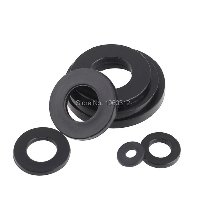 100Pcs/lot DIN125 ISO7089 M2 M2.5 M3 M4 M5 M6 M8 M10 Black Plastic Nylon Washer Flat Washer Gasket Plain Washer
100Pcs/lot DIN125 ISO7089 M2 M2.5 M3 M4 M5 M6 M8 M10 Black Plastic Nylon Washer Flat Washer Gasket Plain Washer