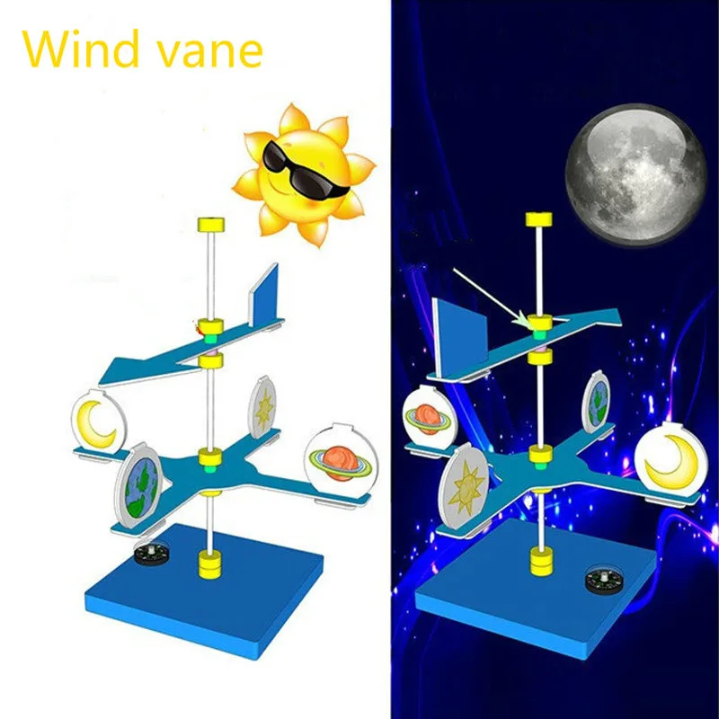 Puzzle Toy Wind Vane Students Handmade DIY Technology Small Production Physics Teaching Resources
Puzzle Toy Wind Vane Students Handmade DIY Technology Small Production Physics Teaching Resources
