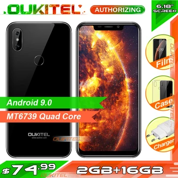 OUKITEL C13 Pro 6.18" Face ID Mobile Phone Quad Core 2GB RAM 16GB ROM Fingerprint 5G/2.4G WIFI 4G LTE Smartphone Face ID
OUKITEL C13 Pro 6.18" Face ID Mobile Phone Quad Core 2GB RAM 16GB ROM Fingerprint 5G/2.4G WIFI 4G LTE Smartphone Face ID