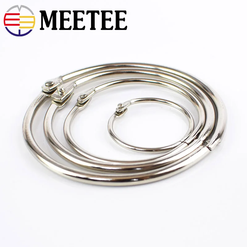 O Rings Loose Leaf Metal Clip Buckles Keychain Book Binder Buckle Snap Photo Album Split DIY Sewing Scrapbook Accessories
O Rings Loose Leaf Metal Clip Buckles Keychain Book Binder Buckle Snap Photo Album Split DIY Sewing Scrapbook Accessories