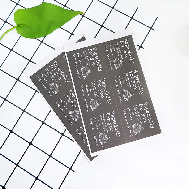 30 pcs/lot Black Especially for you paper sticker diy Handmade baking Gift box Snack bag pudding Christmas decoration stickers
30 pcs/lot Black Especially for you paper sticker diy Handmade baking Gift box Snack bag pudding Christmas decoration stickers