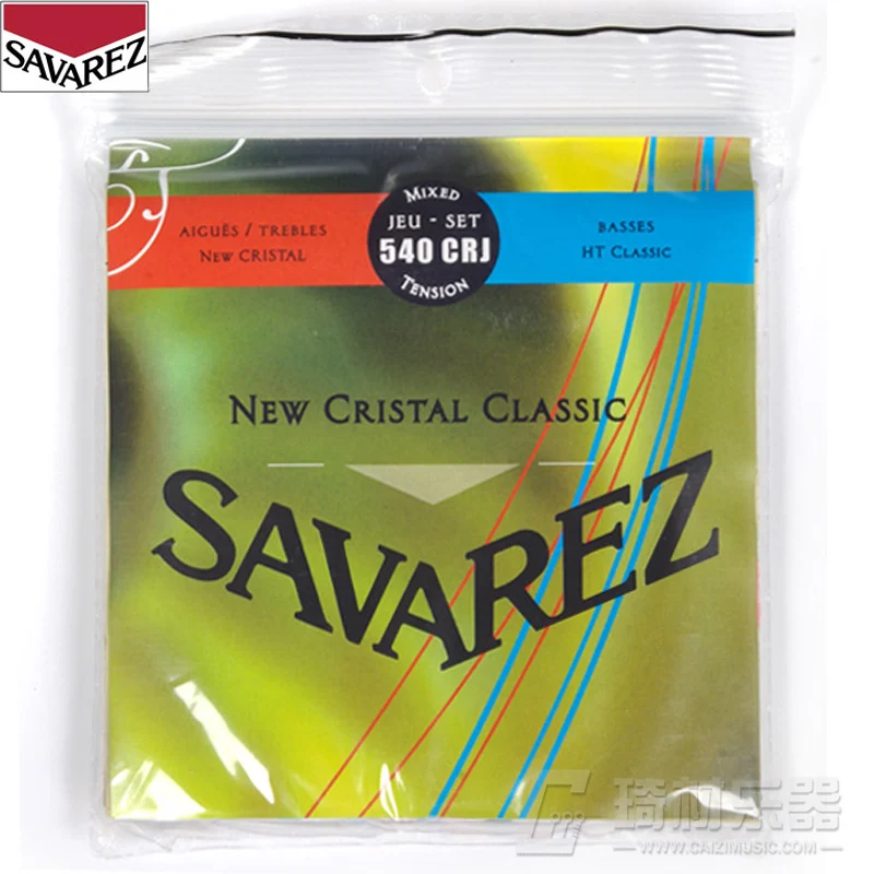 Savarez New Cristal/HT Classic Normal/High Tension Classical Guitar Strings Full Set 540CRJ
Savarez New Cristal/HT Classic Normal/High Tension Classical Guitar Strings Full Set 540CRJ