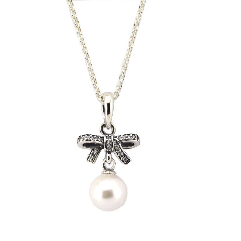 Delicate Sentiments Necklace with White Pearl and Clear CZ 925 Sterling Silver Necklaces for Women DIY Charms Jewelry Making
Delicate Sentiments Necklace with White Pearl and Clear CZ 925 Sterling Silver Necklaces for Women DIY Charms Jewelry Making