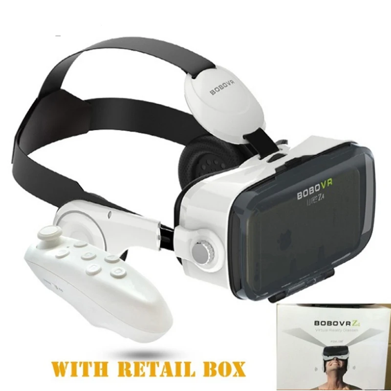100% Original BOBOVR Z4 3D VR Glasses Virtual Reality Glasses VR Google Cardboard 120 Degrees FOV with Headphone+Gamepad 5.0
100% Original BOBOVR Z4 3D VR Glasses Virtual Reality Glasses VR Google Cardboard 120 Degrees FOV with Headphone+Gamepad 5.0