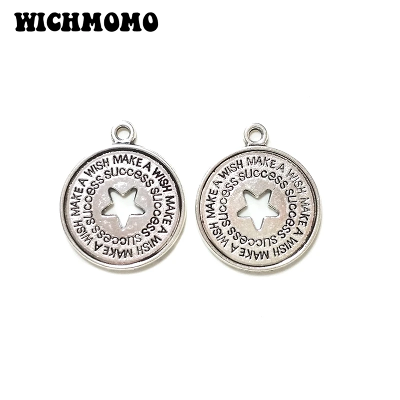 2019 New 22mm 10pieces/bag Zinc Alloy Silver Coin Stars Charms Pendant for Necklace Bracelet Jewelry Accessories
2019 New 22mm 10pieces/bag Zinc Alloy Silver Coin Stars Charms Pendant for Necklace Bracelet Jewelry Accessories