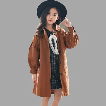 New girl coat spring and autumn cothing children's casual wear outwear child waist windbreaker long pupil outfits for 6-14 years
New girl coat spring and autumn cothing children's casual wear outwear child waist windbreaker long pupil outfits for 6-14 years