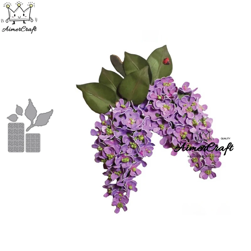 Lilac Flower Metal Cutting Dies Scrapbooking Stencil For DIY Paper Card Decorative Embossing Die Cut Craft Dies New 2019
Lilac Flower Metal Cutting Dies Scrapbooking Stencil For DIY Paper Card Decorative Embossing Die Cut Craft Dies New 2019