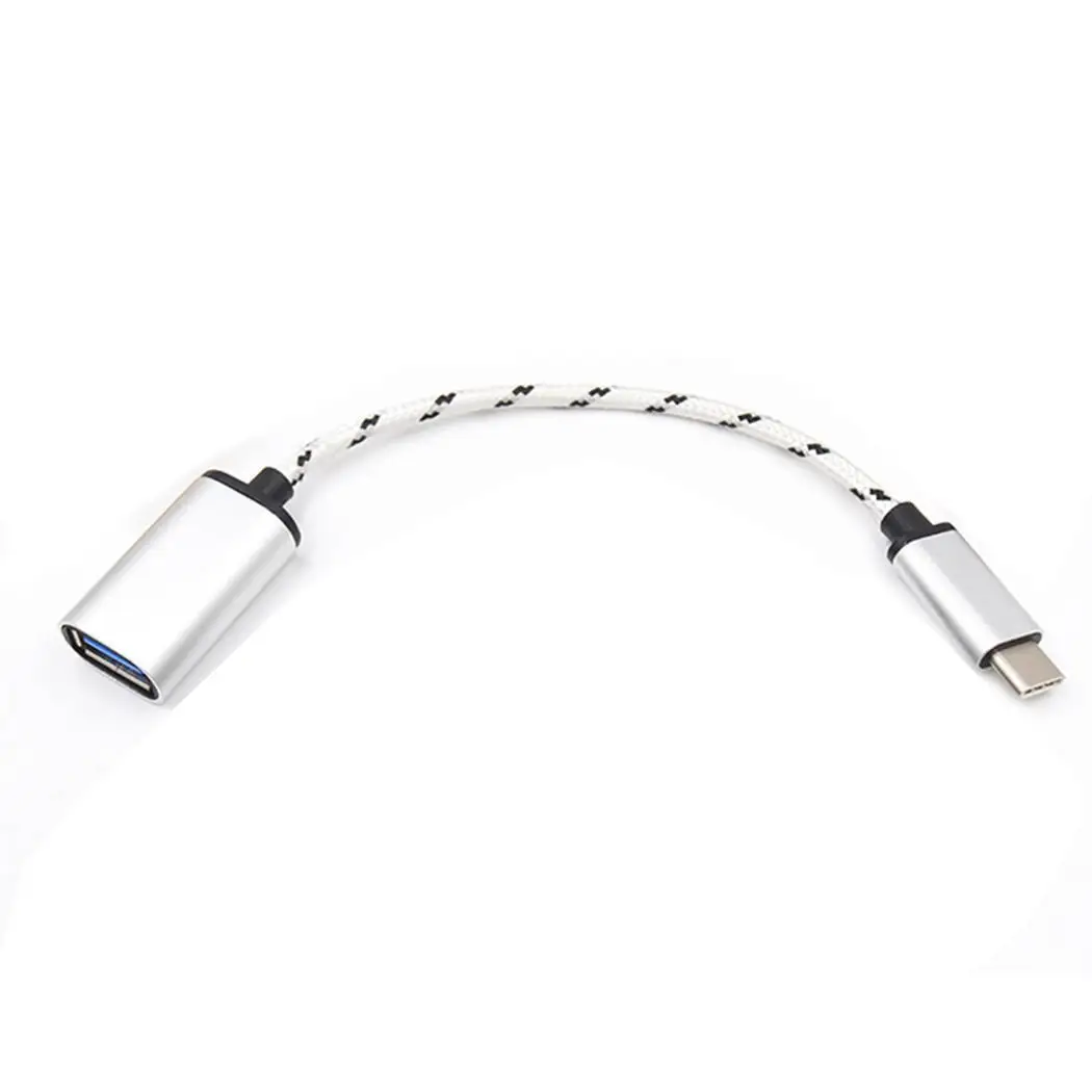 Type-C Mobile Phone Data Sync Adapter Converter Nylon Woven USB OTG Small size, easy to carry and use. Cable
Type-C Mobile Phone Data Sync Adapter Converter Nylon Woven USB OTG Small size, easy to carry and use. Cable