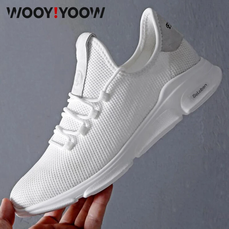 WOOY!YOOW Men's casual mesh shoes Walking Sneakers Lac-up white shoes Lightweight, breathable and comfortable running shoes
WOOY!YOOW Men's casual mesh shoes Walking Sneakers Lac-up white shoes Lightweight, breathable and comfortable running shoes