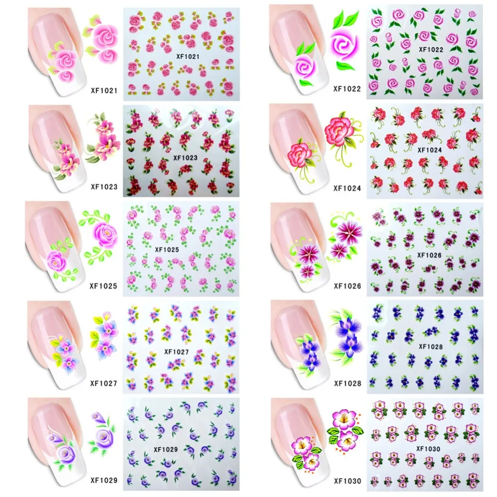 1 лист наклейки для дизайна ногтей | Красота и здоровье