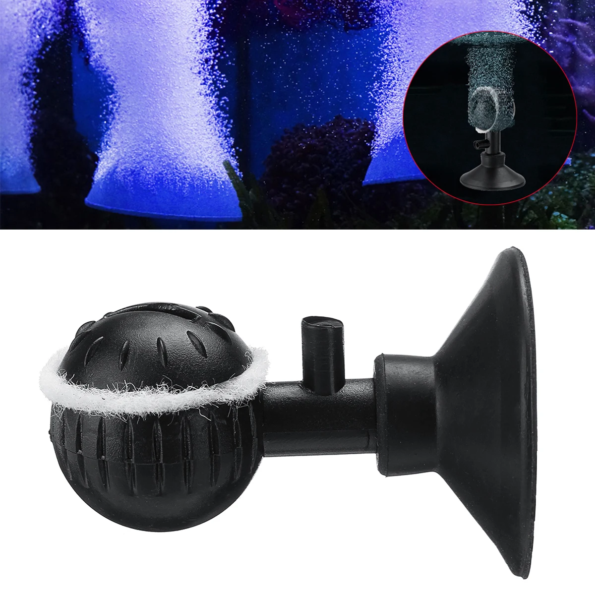 Aquarium Oxygen Head Fish Tank Fish Tank Bubble Stone Oxygen Pump Adjustable Air Diffuser Aerator Aquarium Supplies
Aquarium Oxygen Head Fish Tank Fish Tank Bubble Stone Oxygen Pump Adjustable Air Diffuser Aerator Aquarium Supplies