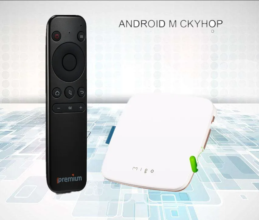 iPremium Migo Android MickyHop OS H.265 Quad Core 64bit 2.0Hz WiFi BT4.0 IPTV Smart TV Box PK MI Box KO Great Bee TV Box
iPremium Migo Android MickyHop OS H.265 Quad Core 64bit 2.0Hz WiFi BT4.0 IPTV Smart TV Box PK MI Box KO Great Bee TV Box