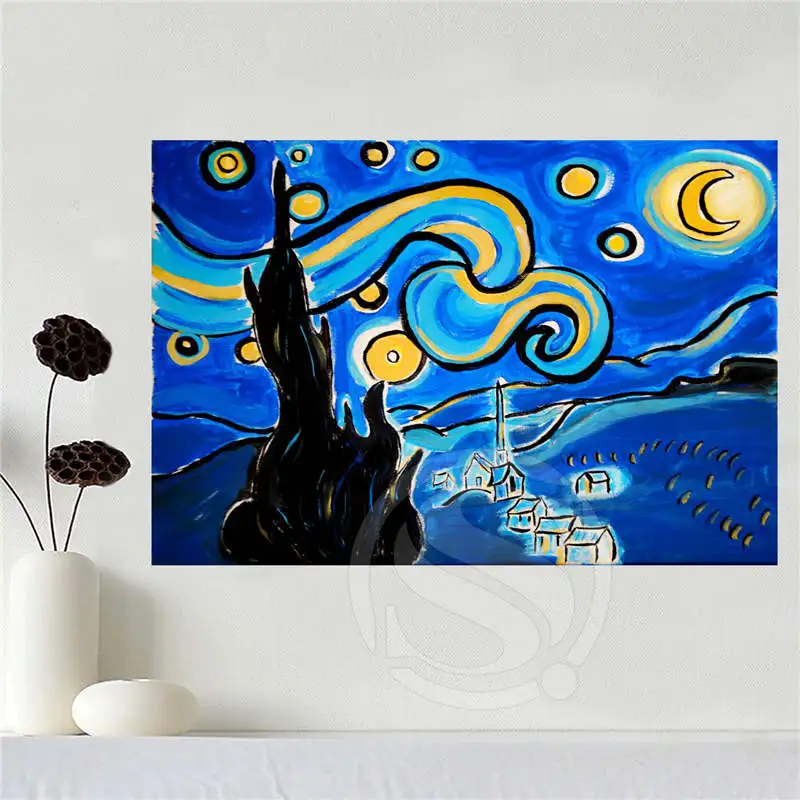 Custom canvas stary night poster home decoration cloth fabric wall poster print Silk Fabric Print SQ0619
Custom canvas stary night poster home decoration cloth fabric wall poster print Silk Fabric Print SQ0619