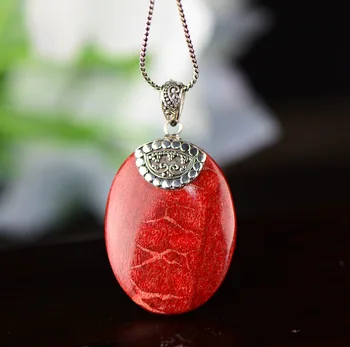 L&P Vintage Coral Pendant Necklace For Lady Authentic 925 Sterling Silver Gemstone Pendant Anniversary Gift Ethnic Jewelry
L&P Vintage Coral Pendant Necklace For Lady Authentic 925 Sterling Silver Gemstone Pendant Anniversary Gift Ethnic Jewelry