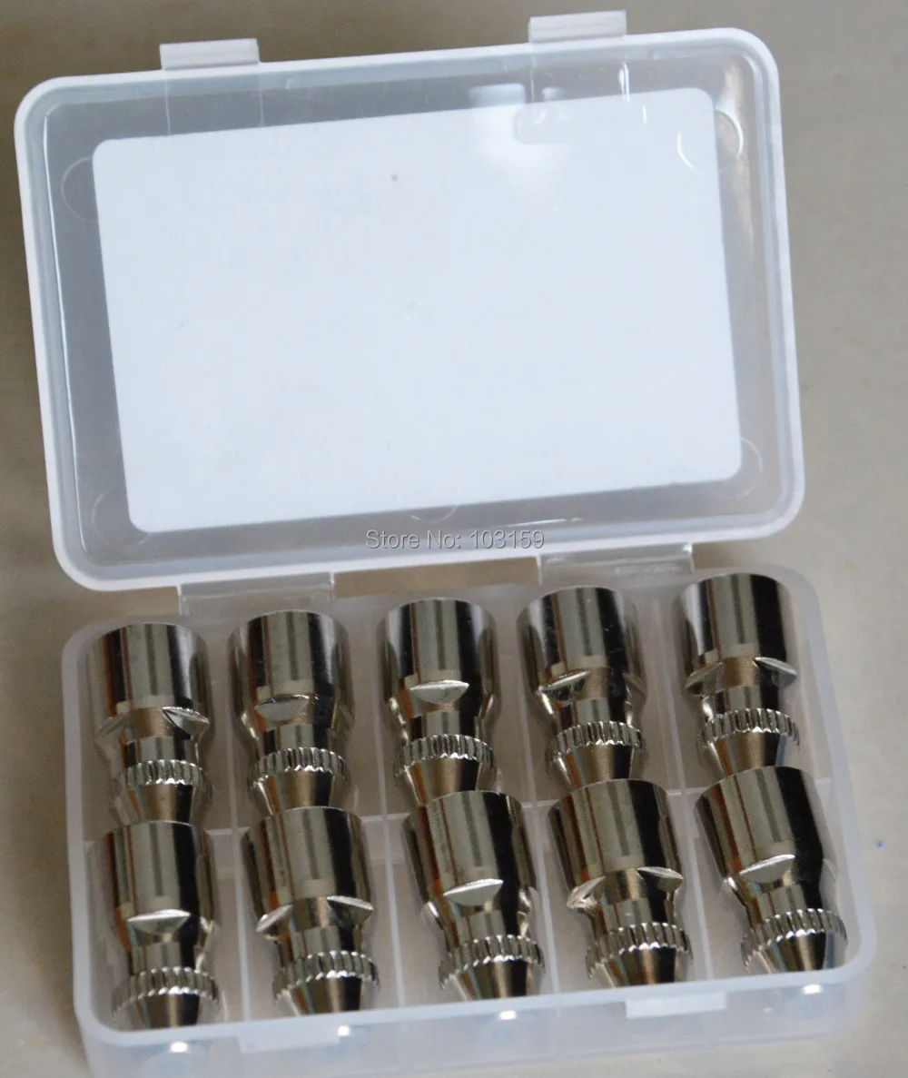 100pcs Tips Nozzle 1.1mm + Electrodes For Panasonic P-80 Plasma Cutting Torch Cutter Consumables
100pcs Tips Nozzle 1.1mm + Electrodes For Panasonic P-80 Plasma Cutting Torch Cutter Consumables