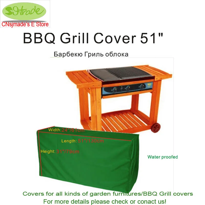 Green color BBQ Grill cover with ribbons,Water/dust proofed protective cover 51''Lx24''Wx31''H (130x61x79cm) Free shipping
Green color BBQ Grill cover with ribbons,Water/dust proofed protective cover 51''Lx24''Wx31''H (130x61x79cm) Free shipping
