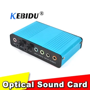 kebidu External USB 2.0 Sound Card 6 Channel 5.1 Optical External Audio Surround Sound Card Converter for PC Laptop Desktop 
kebidu External USB 2.0 Sound Card 6 Channel 5.1 Optical External Audio Surround Sound Card Converter for PC Laptop Desktop