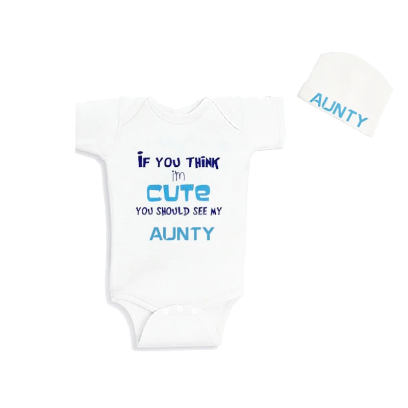 Culbutomind If You Think I am Cute You Should See My Aunty Cotton Short Sleeve Baby Jumpsuit Funny Baby BodysuitandCustomBeanie
Culbutomind If You Think I am Cute You Should See My Aunty Cotton Short Sleeve Baby Jumpsuit Funny Baby BodysuitandCustomBeanie