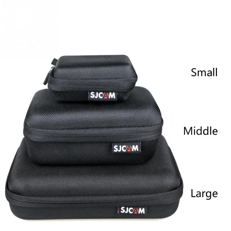 Black Small/Medium/Large Size Storage Collection Bag For SJCAM SJ4000 GoPro HD Hero 3+ 3 2 Camera Accessory