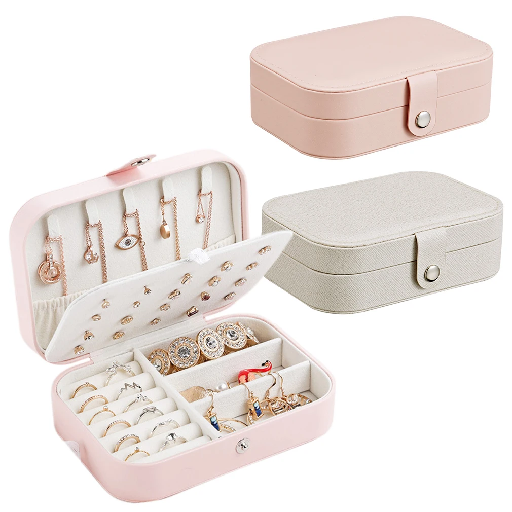 PU Leather Travel Jewelry Box Organizer Display Portable Storage Case for Rings Earrings Necklace
PU Leather Travel Jewelry Box Organizer Display Portable Storage Case for Rings Earrings Necklace