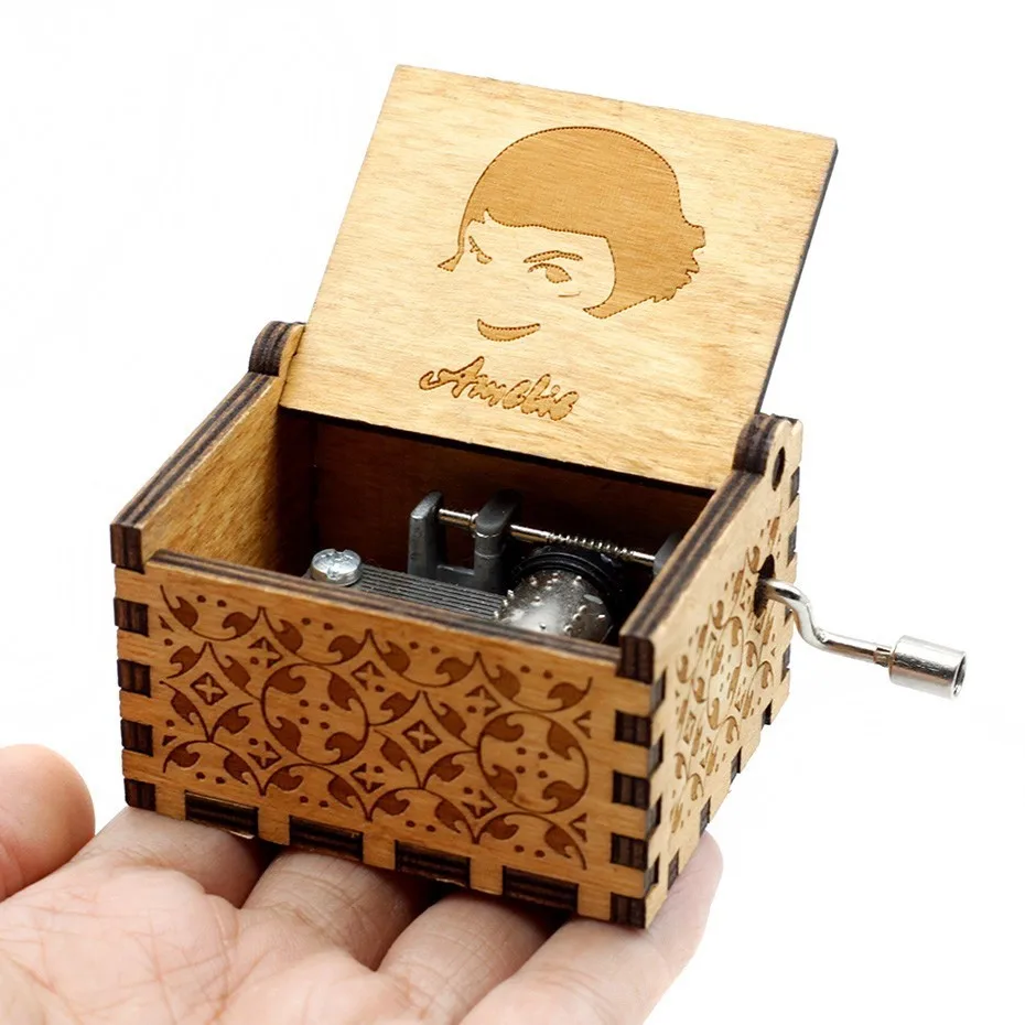 Dragon Ball GT Wooden Hand Crank Potter Game of Throne Amelie Star Wars Juego De Tronos Music Box Theme Christmas gift
Dragon Ball GT Wooden Hand Crank Potter Game of Throne Amelie Star Wars Juego De Tronos Music Box Theme Christmas gift