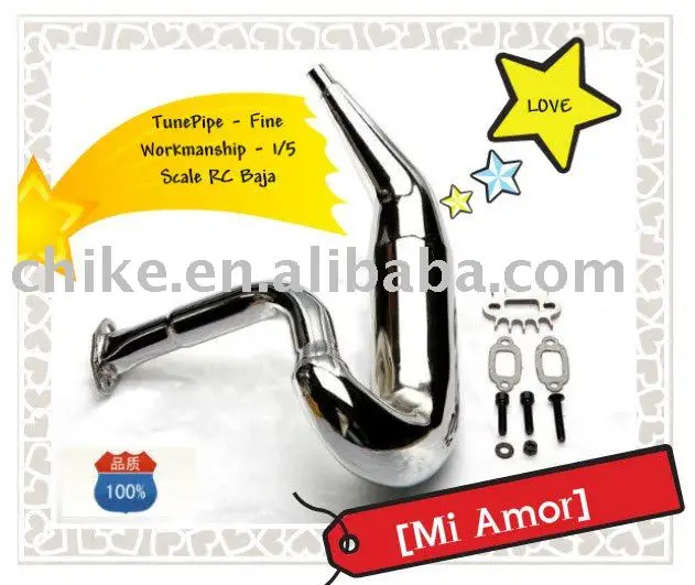 1/5 Baja Tune Pipe Exhaust Upgrade tunepipe for 1/5 scale HPI KM RC CAR Baja 5B 5t 5sc for 23cc 26cc 29cc 30.5cc engine - 85037
1/5 Baja Tune Pipe Exhaust Upgrade tunepipe for 1/5 scale HPI KM RC CAR Baja 5B 5t 5sc for 23cc 26cc 29cc 30.5cc engine - 85037