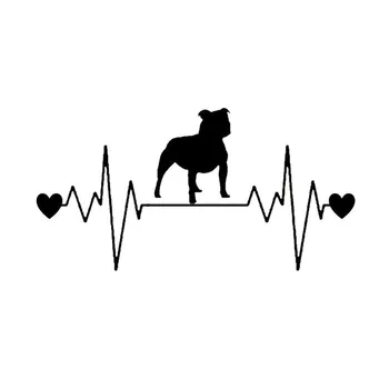 20.3*10.3CM Staffy Bull Dog Heartbeat Lifeline Car Stickers Vinyl Decal Car Styling Bumper Accessories Black/Silver S1-0822
20.3*10.3CM Staffy Bull Dog Heartbeat Lifeline Car Stickers Vinyl Decal Car Styling Bumper Accessories Black/Silver S1-0822