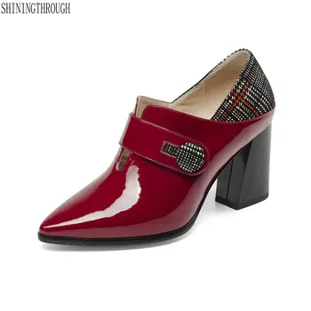 Plus Size 43 women Pumps Genuine Leather Classic Spring Autumn Black red High Heels Pumps Women Shoes 
Plus Size 43 women Pumps Genuine Leather Classic Spring Autumn Black red High Heels Pumps Women Shoes