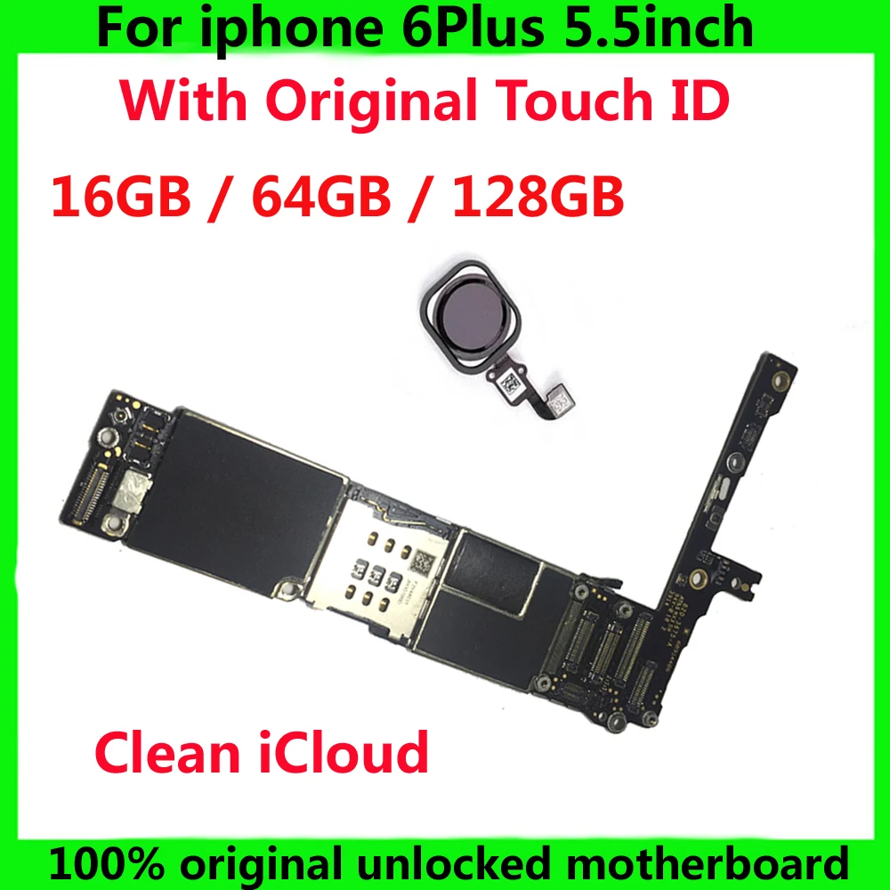16GB 64GB 128GB Original unlocked mainboard for iphone 6Plus 6 Plus motherboard with / without Touch ID IOS system logic board
16GB 64GB 128GB Original unlocked mainboard for iphone 6Plus 6 Plus motherboard with / without Touch ID IOS system logic board